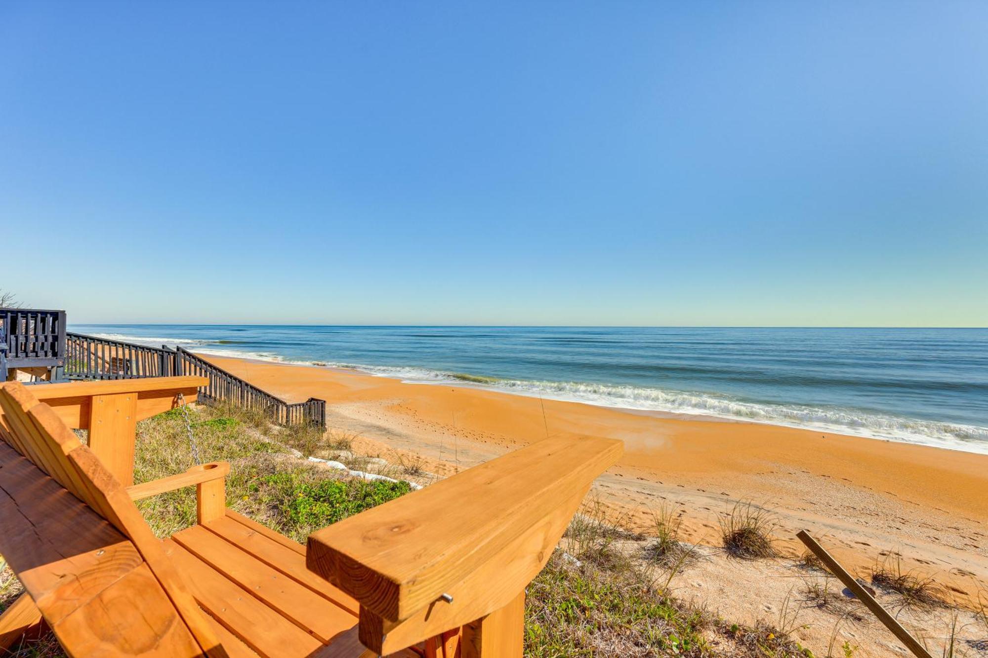 Oceanfront Oasis In Flagler Beach With Deck And Views! Exteriér fotografie