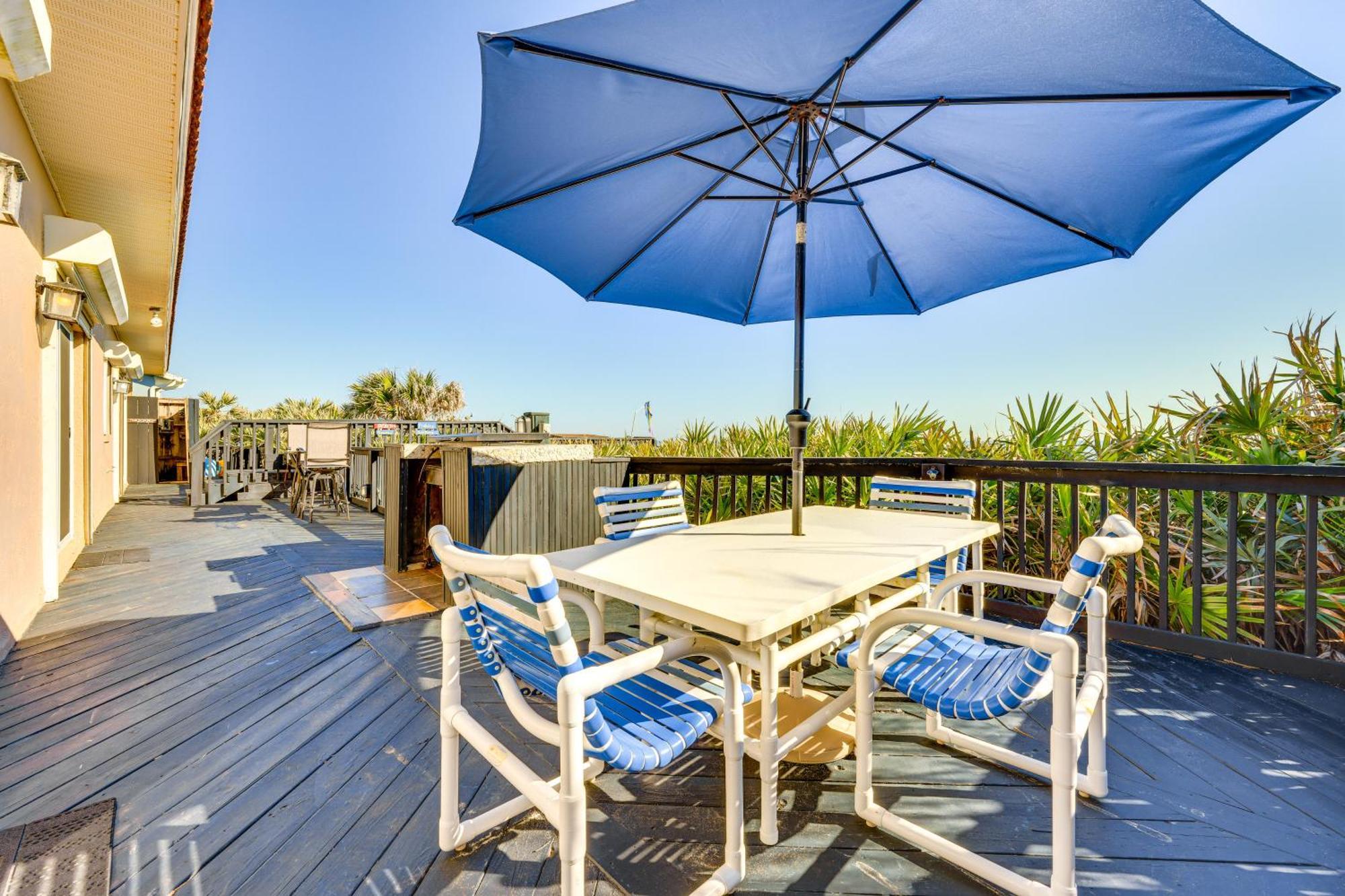 Oceanfront Oasis In Flagler Beach With Deck And Views! Exteriér fotografie