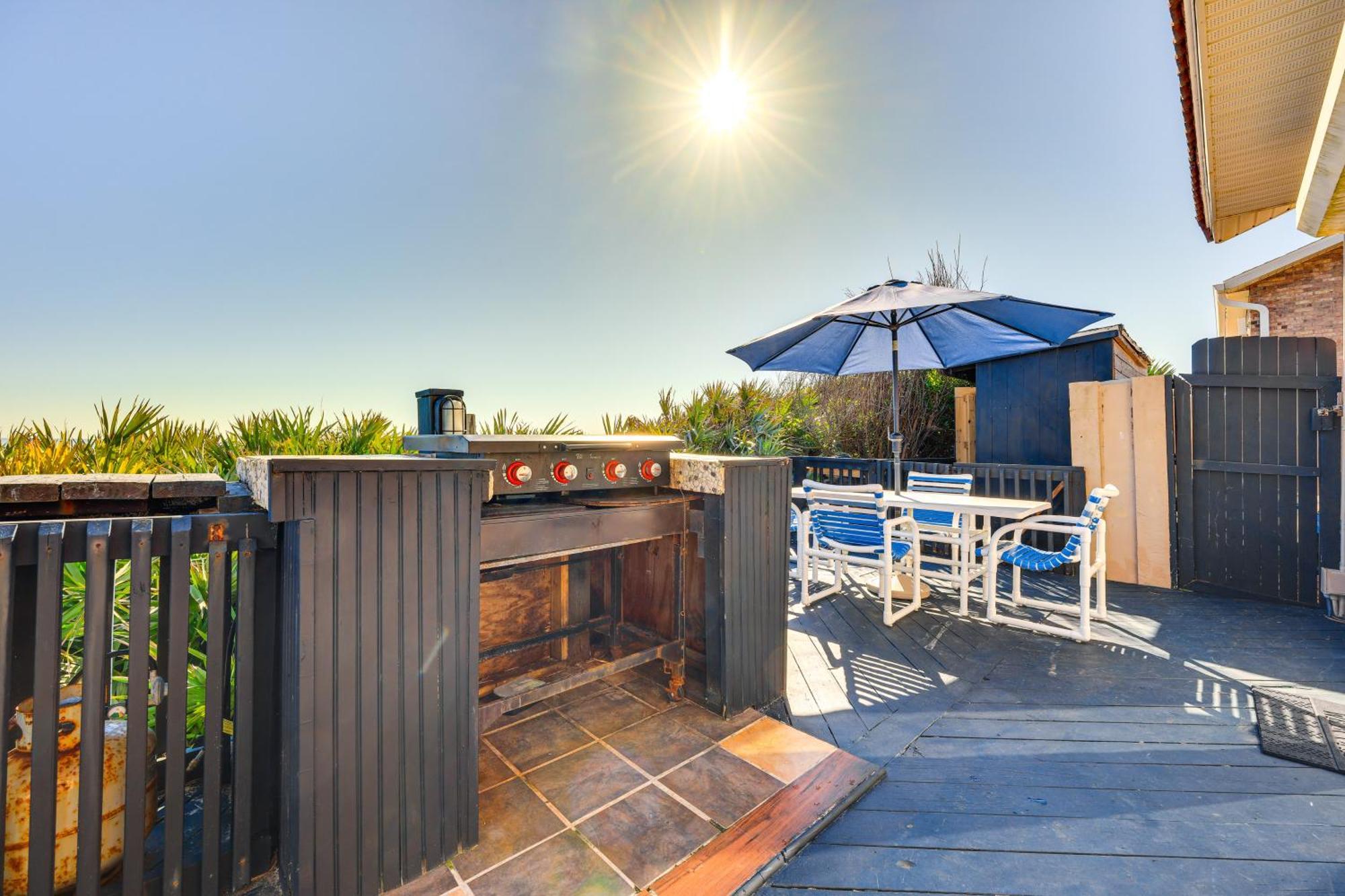 Oceanfront Oasis In Flagler Beach With Deck And Views! Exteriér fotografie