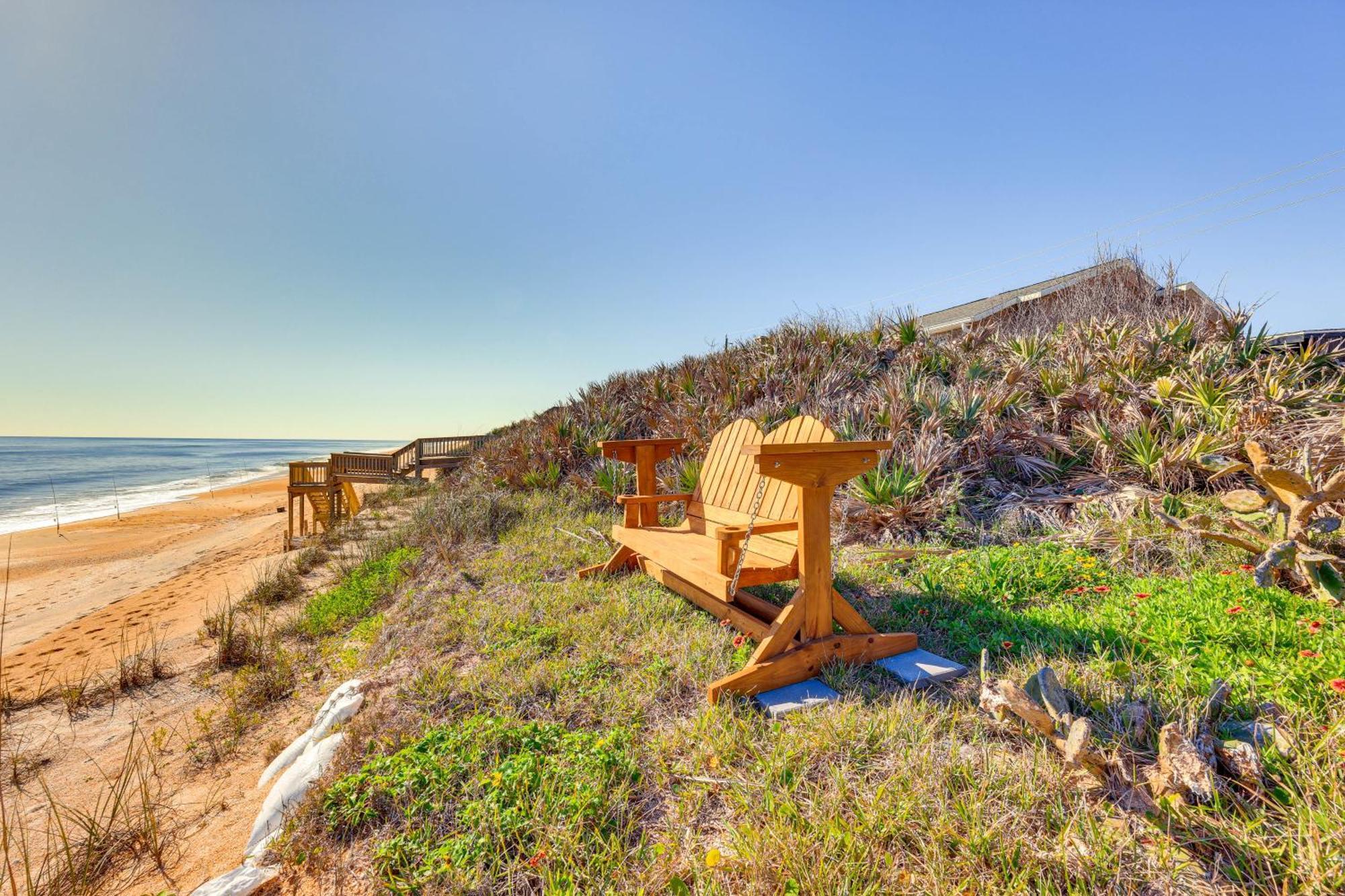Oceanfront Oasis In Flagler Beach With Deck And Views! Exteriér fotografie