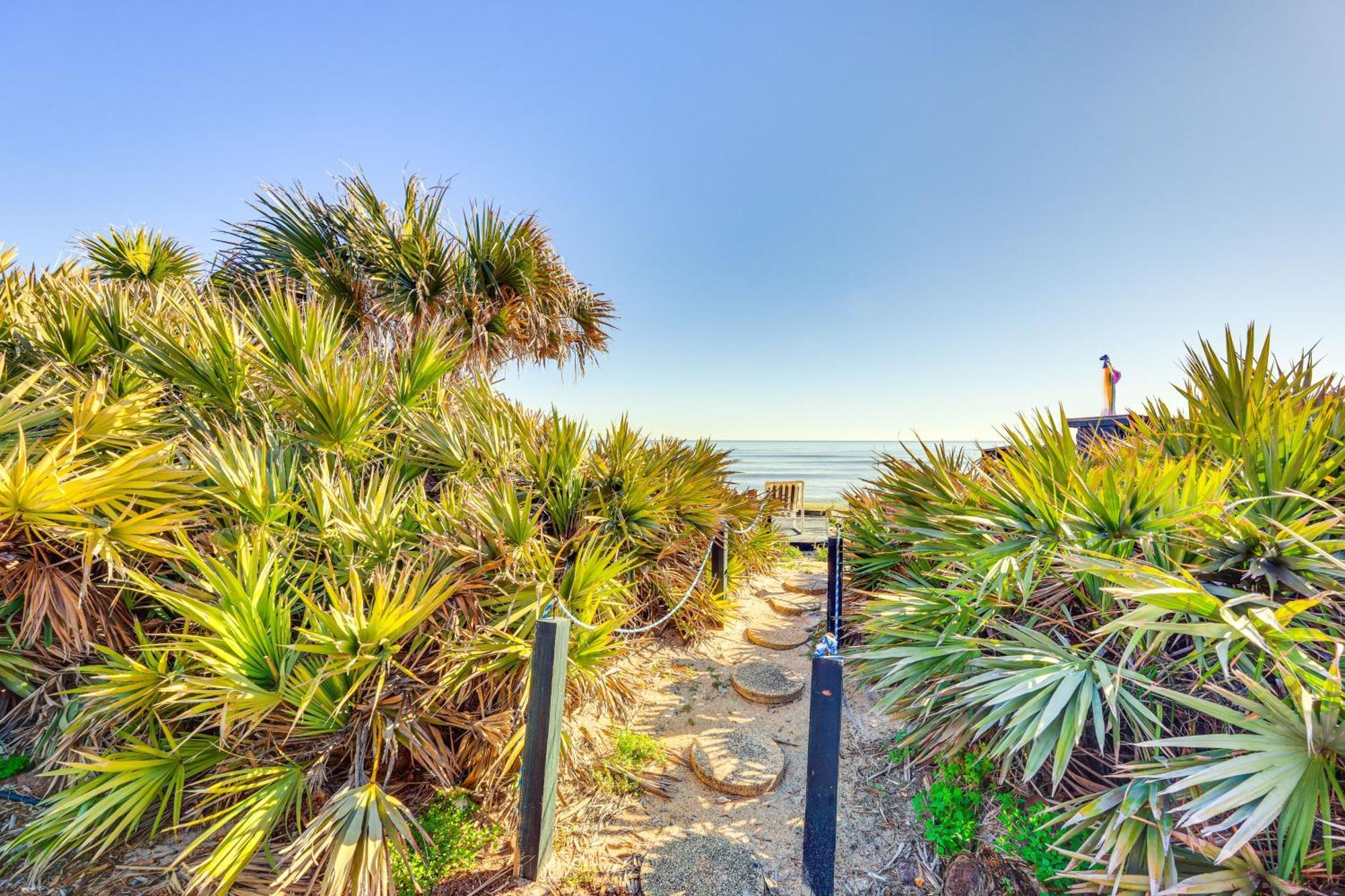 Oceanfront Oasis In Flagler Beach With Deck And Views! Exteriér fotografie