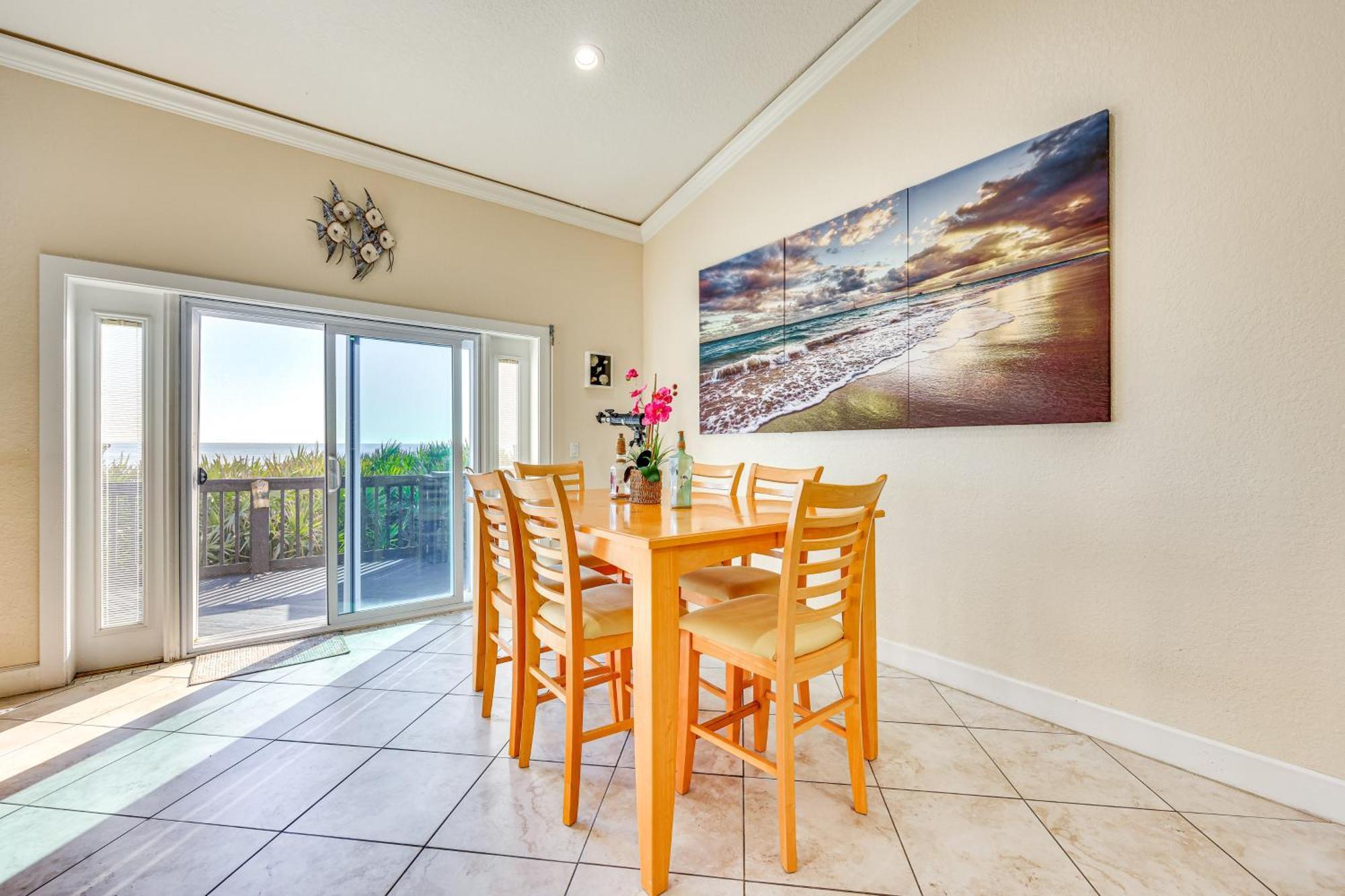 Oceanfront Oasis In Flagler Beach With Deck And Views! Exteriér fotografie
